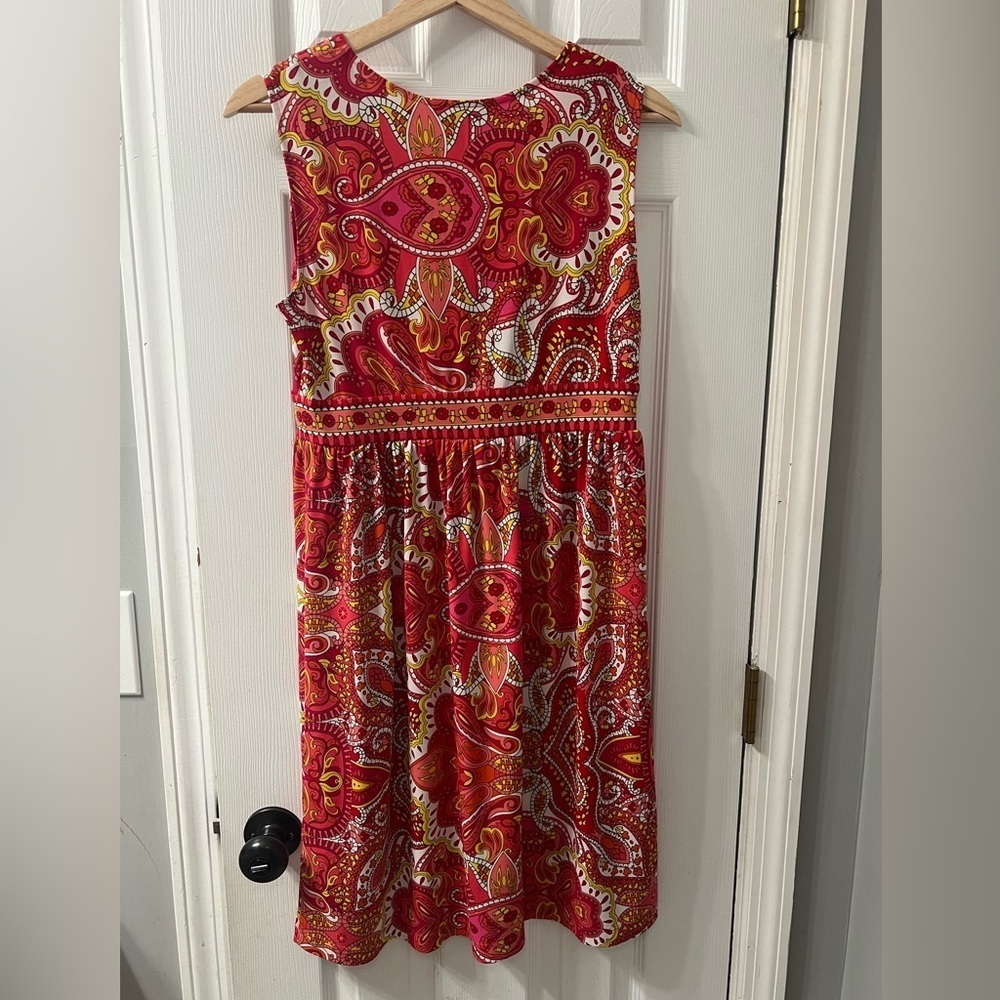 Paisley Print Dress Barn Dress Women’s Size 8 - Picture 4 of 5